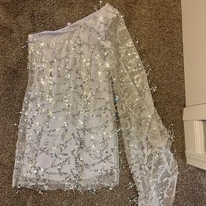 Lucy in the sky one shoulder dress